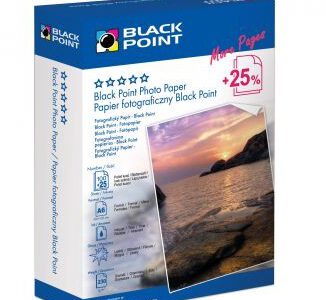 Black Point Papier fotograficzny A6 | Błyszczący| g.230 | 125 (PFA6G230B)