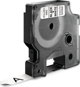 Dymo Taśma D1 12 mm x 7 m czarny biały S0720530 45013 Dystrybutor! Odbiór Warszawa Zakupy bez rejestracji S0720530