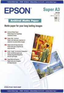 Epson Papier Archival Matte (matowy, 192g, A3, 50 S041340, C13S041340
