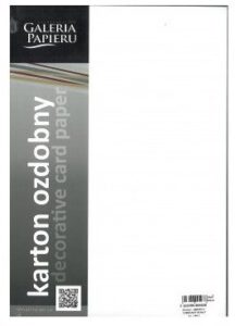 Galeria Papieru Karton ozdobny Millenium 220g/m2 20szt Biały