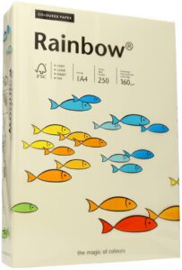 Rainbow Papier ksero A4 160g kremowy 03